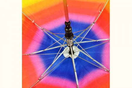 Multicolor appearing umbrella