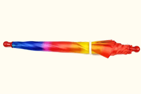 Multicolor appearing umbrella