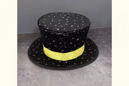 Folding Top Hat (Elegant Pattern - Galaxy)