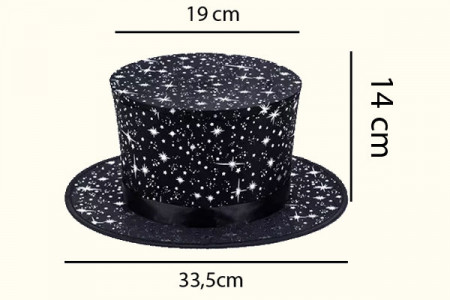 Chapeau Claque Double Fond (Galaxie)