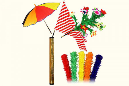 Plumets en fleurs, drapeau puis parapluie