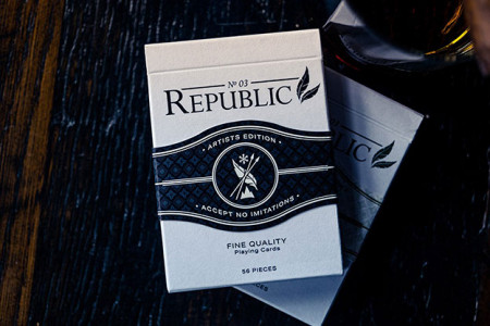 Republic Artist (Black) Playing Cards