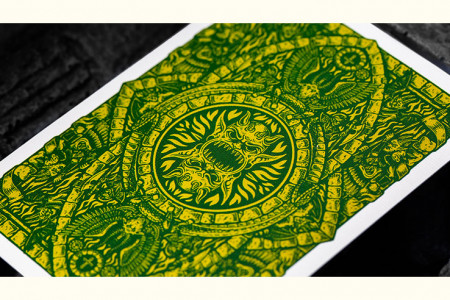 Inferno Emerald Blaze Edition Playing Cards