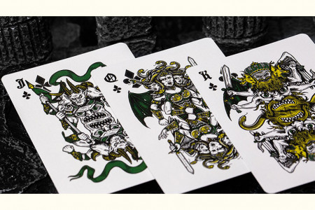 Inferno Emerald Blaze Edition Playing Cards