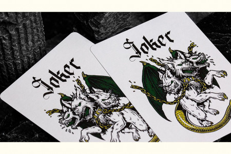 Inferno Emerald Blaze Edition Playing Cards