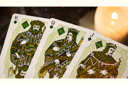 Sacred Fire (Bengala esmeralda) Playing Cards