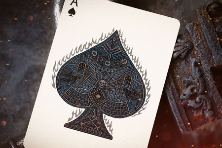 Sacred Fire (Sapphire Blaze) Playing Cards