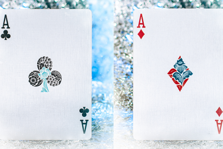 Butterfly Seasons Marked Playing Cards (Winter) by Ondrej Psenicka