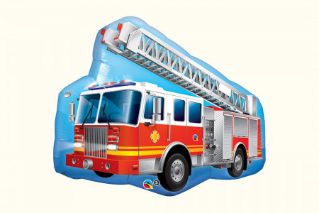Aluminium Balloon 36'' Fire Truck