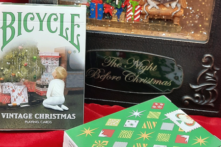 Jeu Bicycle Vintage Christmas