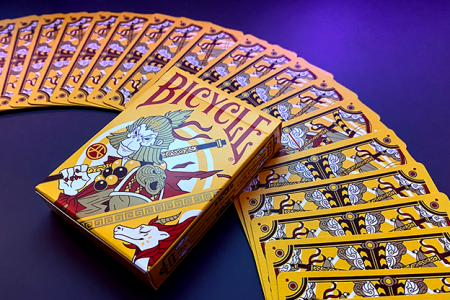 Bicycle Wukong Rebellion (Yellow) Playing Cards