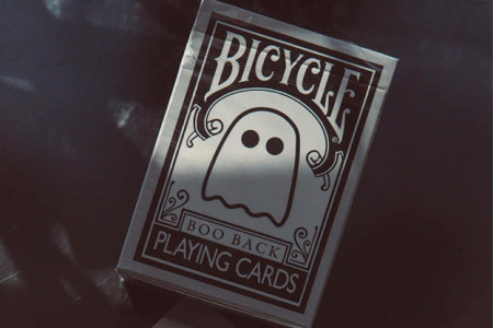 Bicycle Boo Back Playing Cards (Grey)