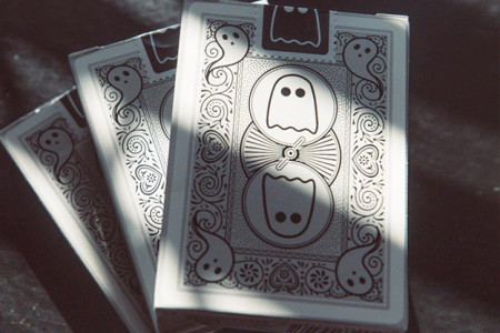 Bicycle Boo Back Playing Cards (Grey)