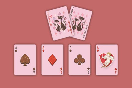 Bicycle Vintage Valentine Playing Cards