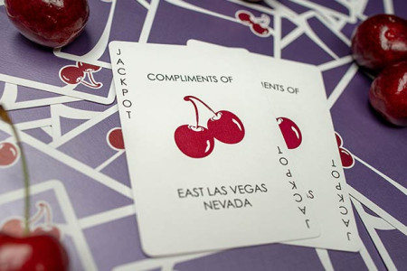 Cherry Casino (Desert Inn Purple) Playing Cards