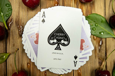 Cherry Casino (Desert Inn Purple) Playing Cards