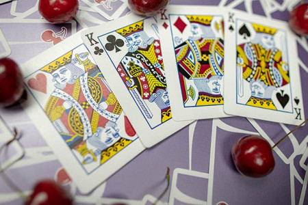 Cherry Casino (Desert Inn Purple) Playing Cards