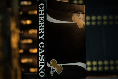 Cherry Casino (Monte Carlo Black and Gold) Playing Cards