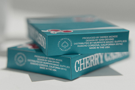 Cherry Casino (Tropicana Teal) Playing Cards