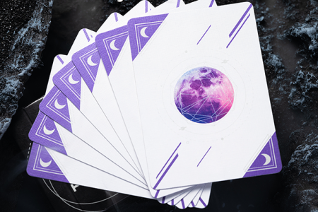 The Moon (Purple Edition) Playing Cards by Solokid