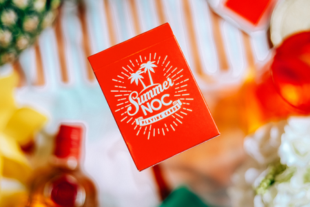 Summer NOC Pro Sunset (Orange) Playing Cards