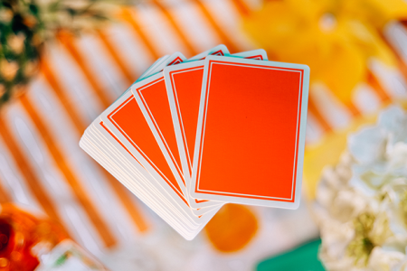 Summer NOC Pro Sunset (Orange) Playing Cards