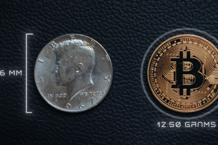The Bit Coin Gold (3 coin set and Online Instructions)