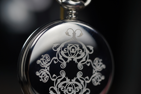 Infinity Pocket Watch V3 - Silver Case White Dial / STD Version