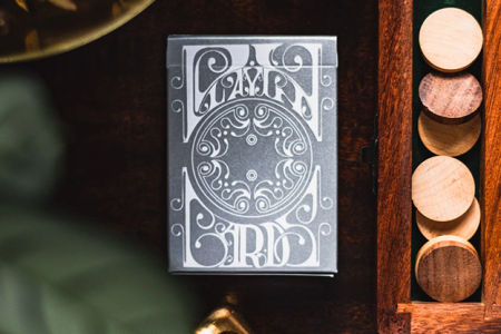 Smoke & Mirrors V8, Silver (Standard) Edition Playing Cards
