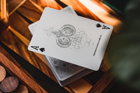 Smoke & Mirrors V8, Silver (Standard) Edition Playing Cards