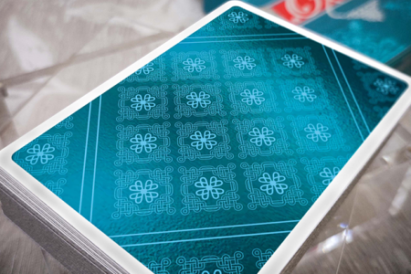 Oxalis (Teal Edition) Playing Cards