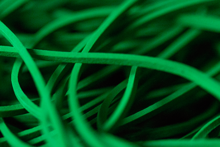 Green Rubber Bands