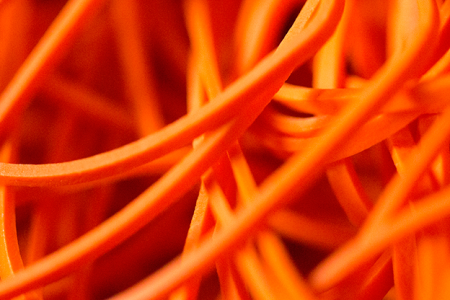 Orange Rubber Bands