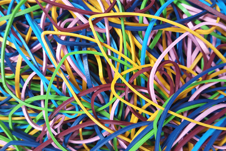 Rubber Bands 5 cm (Rainbow Pastel Pack)