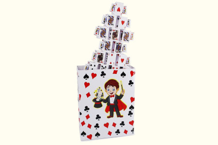 Card castles from the bag