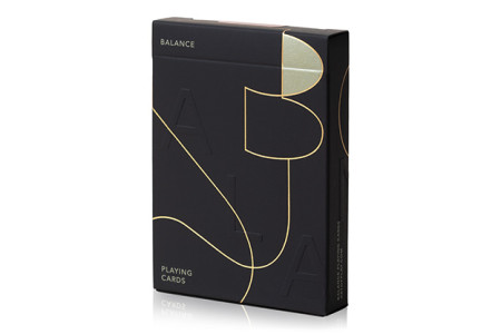 Balance (Black Edition) Playing Cards by Art of Play