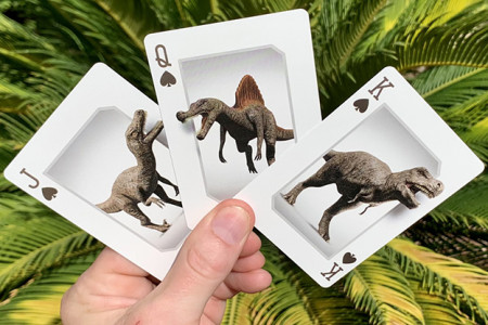 Gilded Bicycle Dinosaur Playing Cards