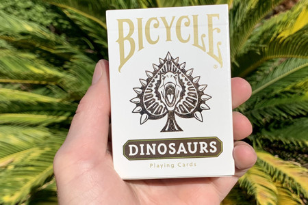 Jeu Bicycle Dinosaure (Gilded)