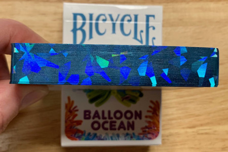 Gilded Bicycle Balloon (Ocean) Playing Cards