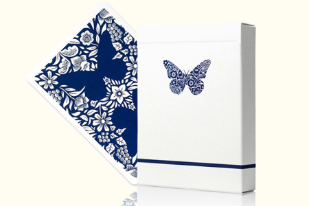 Butterfly Worker Marked Playing Cards (Blue)