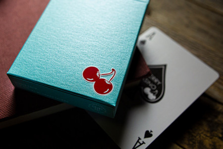 Cherry Casino House Deck (Tropicana Teal) Playing Cards