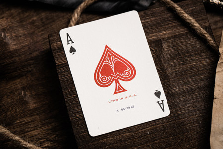 Jerry's Nugget (Atomic Red) Marked Monotone Playing Cards