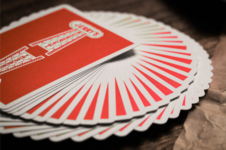 Jerry's Nugget (Atomic Red) Marked Monotone Playing Cards