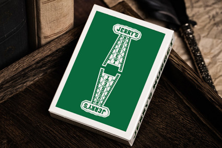 Jerry's Nugget (Felt Green) Marked Monotone Playing Cards