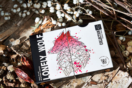 Lonely Wolf (PINK) Playing Cards by Bocopo