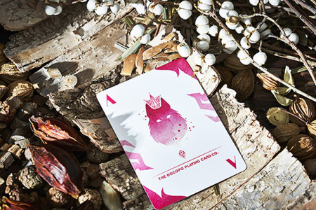 Lonely Wolf (PINK) Playing Cards by Bocopo