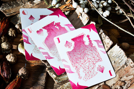 Lonely Wolf (PINK) Playing Cards by Bocopo