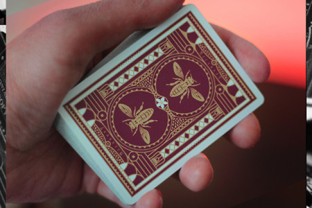 Montauk Hotel Burgundy Playing Cards