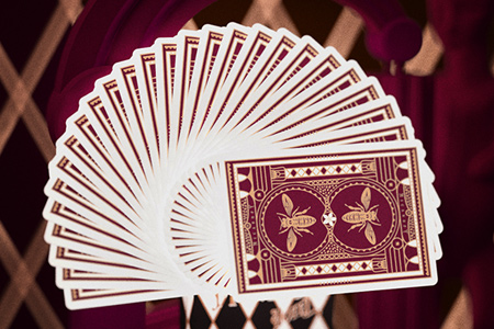 Montauk Hotel Burgundy Playing Cards