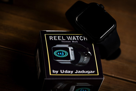 REEL WATCH Titanium Black with black band smart watch (KEVLAR)